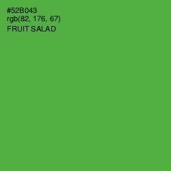 #52B043 - Fruit Salad Color Image
